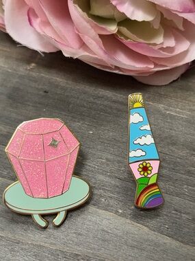 Quirky Pins Ring Pop and Lava Lamp Pins